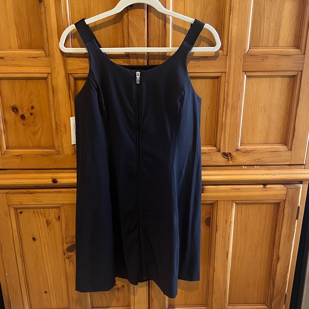 Outdoor Voices Black Powerhouse Dress with built in bra support - Size L/XL NWT!
